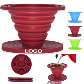 Customized Foldable Portable Coffee Dripper  Customized Foldable Portable Coffee Dripper