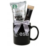 Starbucks Coffee & Biscotti Mug (Black) Custom Printed