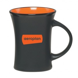 Custom 11 Oz. Hourglass Mug (Deep Etch)  Custom 11 Oz. Hourglass Mug (Deep Etch)