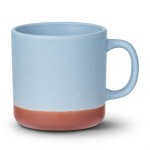 Terracotta Speckled Mug 14oz with Logo