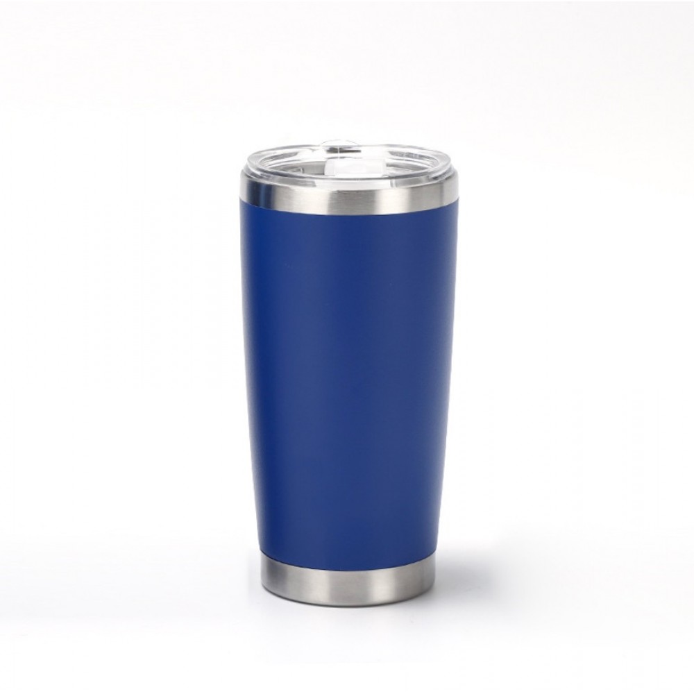 Logo Branded 20 Oz. Insulated Stainless Steel Tumbler with Lid