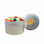 Round Tin (1/8 Quart) - Jelly Belly Jelly Beans Custom Imprinted