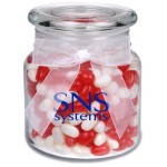 Promotional 22 Oz. Glass Jar w/ Gourmet Jelly Beans