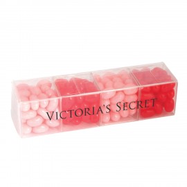 Custom Printed 4 Cube Acetate Gift Box w/Gourmet Jelly Beans