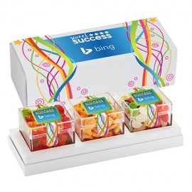 3 Way Signature Cube Candy Collection - Sweet Success with Logo