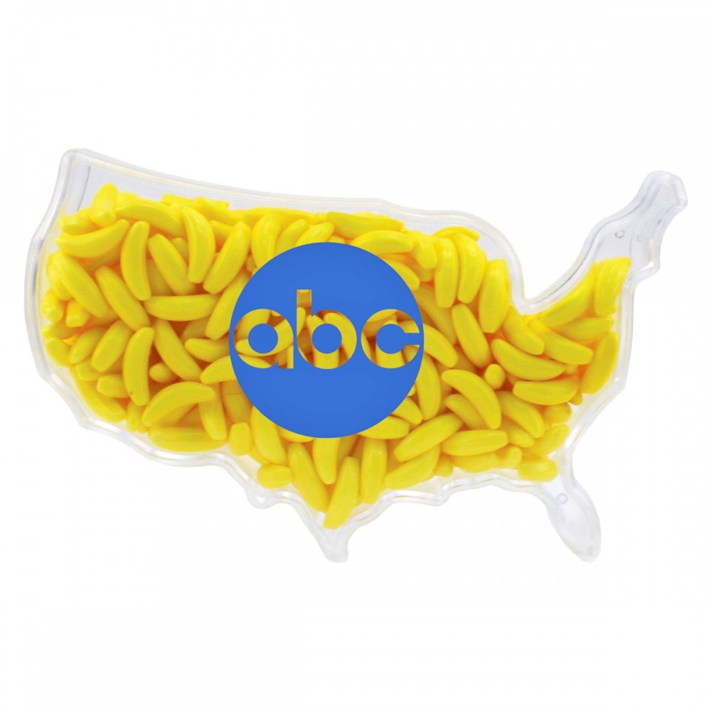 Promotional Plastic USA Shape Container