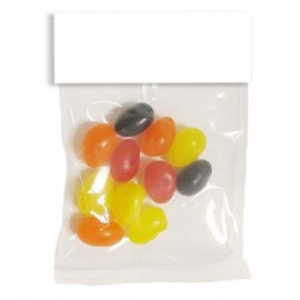 Custom Imprinted Small Header Bags Assorted Jelly Beans
