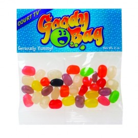 Assorted Jelly Beans in Header Bag (2 Oz.) with Logo  Assorted Jelly Beans in Header Bag (2 Oz.) with Logo