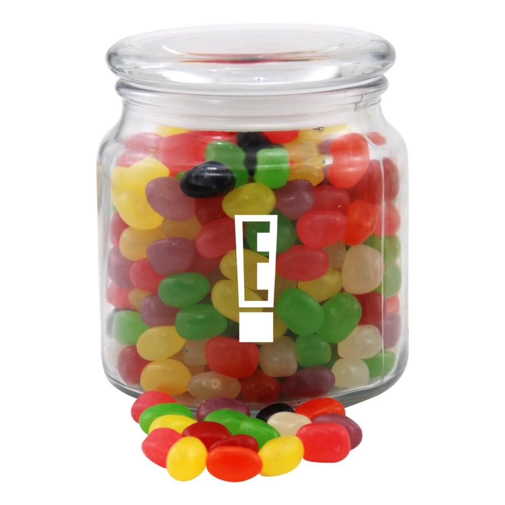 Logo Branded Jar w/Jelly Beans