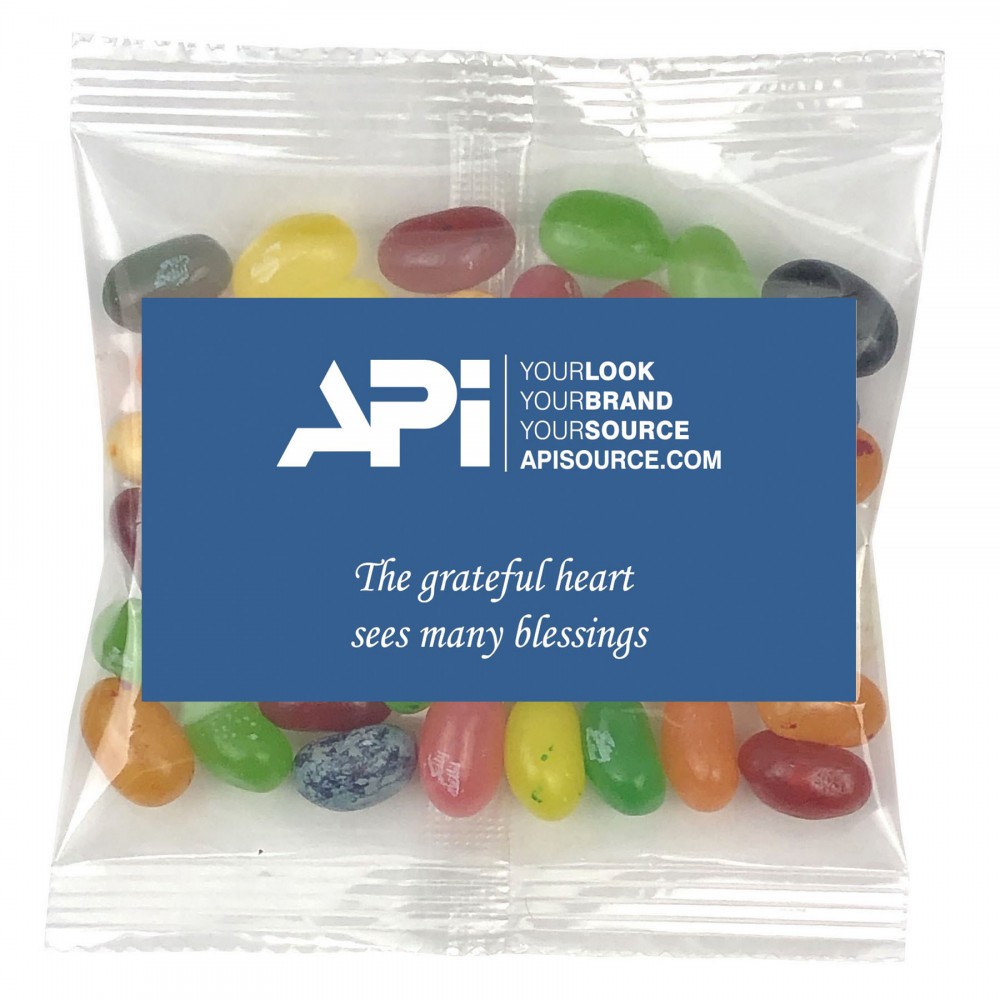 Small Bag of Jelly Belly Candy Custom Printed