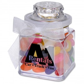 8 Oz. Plastic Jar w/ Assorted Regular Jelly Beans Custom Imprinted
