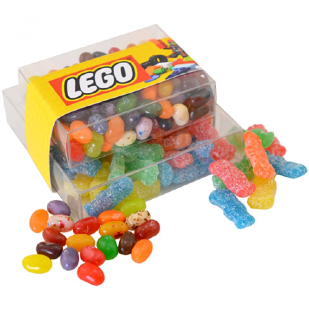 Custom Imprinted Candy Double Stack Acetate Tower w/Full Color Band