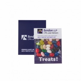 Custom Jelly Belly Jelly Beans in Small Billboard Header Bag  Custom Jelly Belly Jelly Beans in Small Billboard Header Bag