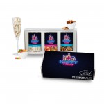 3 Way Boozy Snacks Gift Set in Mailer Box - Happy Hour Logo Branded