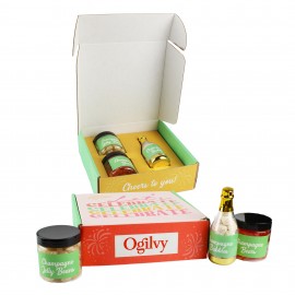 Let's Celebrate - Champagne Gift Set with Logo  Let