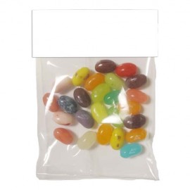 Small Header Bags Gourmet Jelly Beans Logo Branded  Small Header Bags Gourmet Jelly Beans Logo Branded