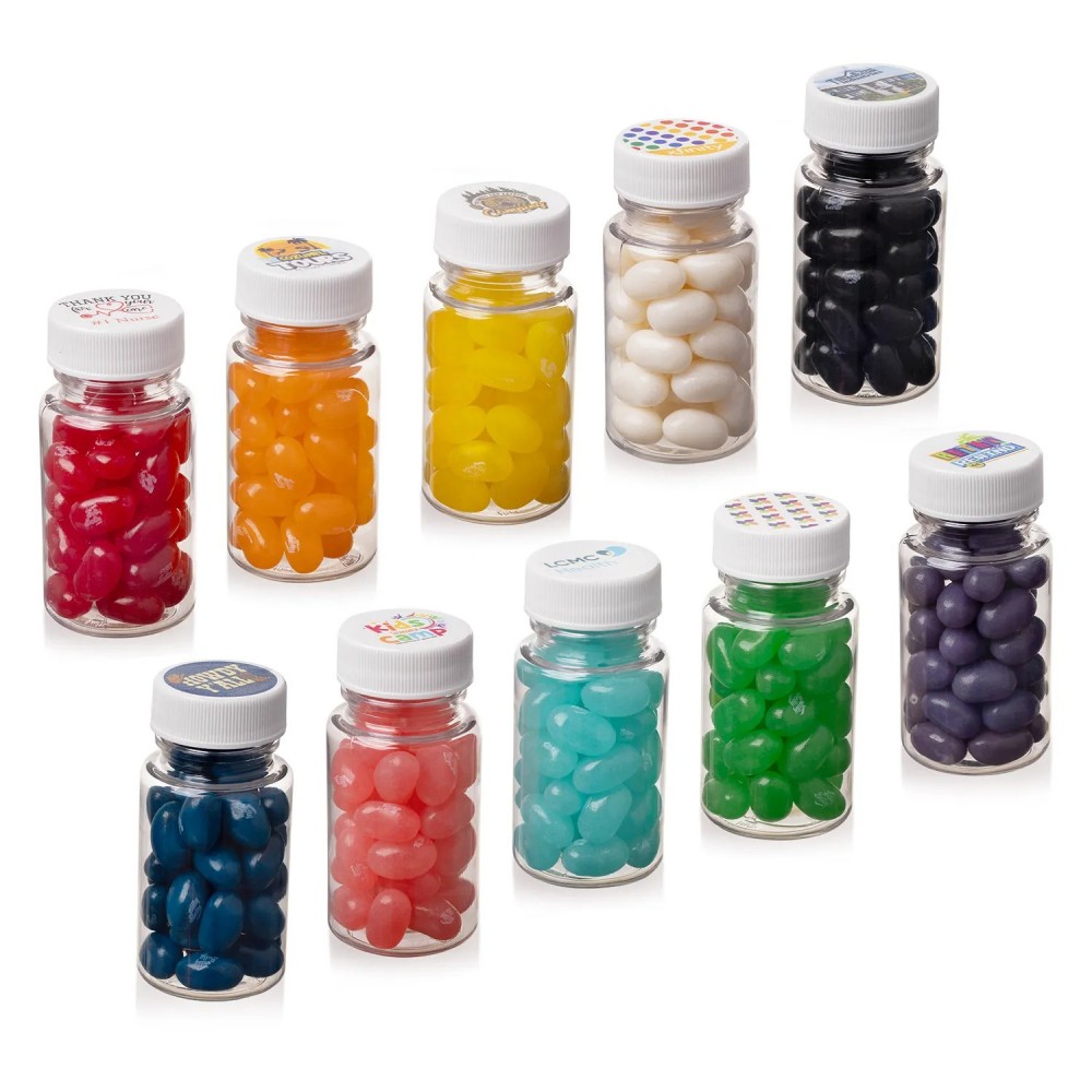 1.3 oz. Bottle of Jelly Beans Custom Imprinted