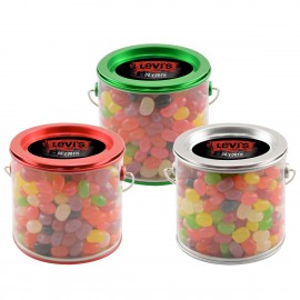 Tin Pail w/Jelly Beans Custom Imprinted