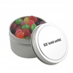 Promotional Round Tin w/Jelly Beans