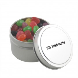 Promotional Round Tin w/Jelly Beans