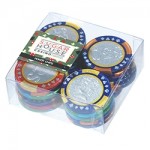 Executive Snack Box w/ Chocolate Poker Chips with Logo