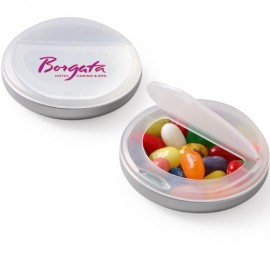 Snap Top Candy Case - Jelly Belly with Logo  Snap Top Candy Case - Jelly Belly with Logo
