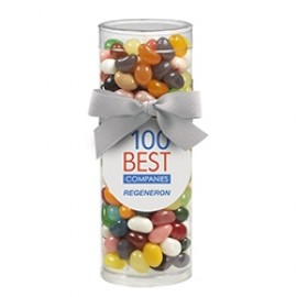 Elegant Gift Tube w/ Jelly Belly Jelly Beans with Logo
