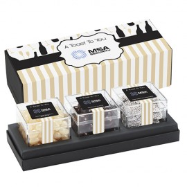3 Way Signature Cube Candy Collection - A Toast To You with Logo