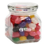 Custom Printed Standard Jelly Beans in Sm Glass Jar