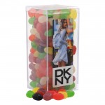 Acrylic Box w/Jelly Beans Custom Imprinted