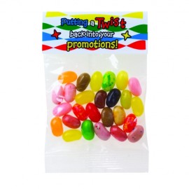 Promotional Jelly Belly Beans in Header Bag (1 Oz.)  Promotional Jelly Belly Beans in Header Bag (1 Oz.)