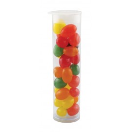 1 Oz. Gourmet Mini Jelly Beans Tube Custom Imprinted