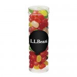 Custom Printed Small Tubes with Clear Cap - Assorted Jelly Beans (6.5 Oz.)