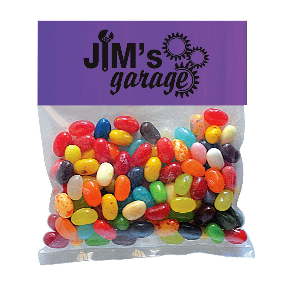 Promotional Jelly Belly Candy in Sm Header Pack