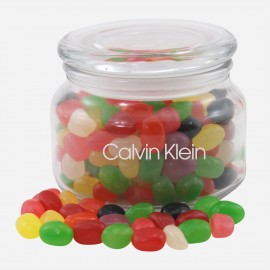 Custom Printed Jar w/Jelly Beans  Custom Printed Jar w/Jelly Beans