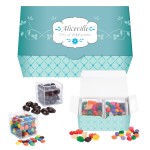 Cube Shaped Candy Set Logo Branded