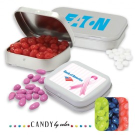Custom Printed Pocket Tin Large- Jelly Belly Candy by Color  Custom Printed Pocket Tin Large- Jelly Belly Candy by Color