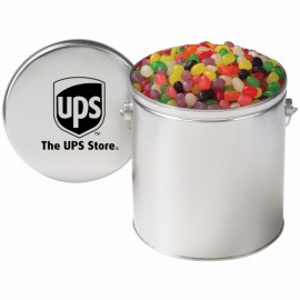 Custom Printed Gallon Snack Tins - Jelly Beans (Assorted)