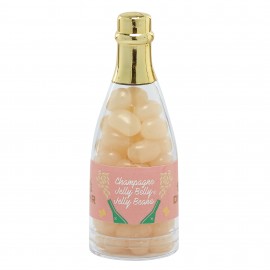 Logo Branded Champagne Bottle Favor - Champagne Jelly Belly Jelly Beans
