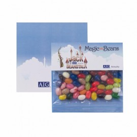 Logo Branded Jelly Belly Jelly Beans in Large Billboard Header Bag
