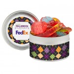Candy Cauldron Tin w/ Witches Brew Gummy Mix Logo Branded