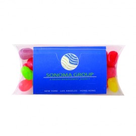 Pillow Case with Business Card Slot - Assorted Jelly Beans with Logo  Pillow Case with Business Card Slot - Assorted Jelly Beans with Logo