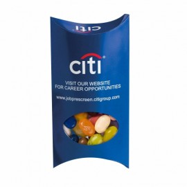 Customized Pillow Box with Window - Jelly Belly Jelly Beans  Customized Pillow Box with Window - Jelly Belly Jelly Beans