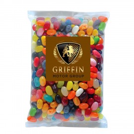 Custom Printed Jelly Belly Candy in Lg Label Pack