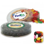Logo Branded Acetate Container Candy Platter Filled w/ Assorted Jelly Beans