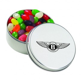 Custom Large Round Tin - Jelly Beans (Assorted)