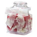 8 Oz. Plastic Jar w/ Gourmet Jelly Beans Logo Branded