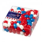 Logo Branded Symbolic Snack Box w/ Patriotic Jelly Belly Jelly Beans