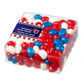 Symbolic Snack Box w/ Patriotic Jelly Belly Jelly Beans with Logo