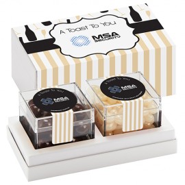 Logo Branded Signature Cube Candy Collection - A Toast To You - 2 Way